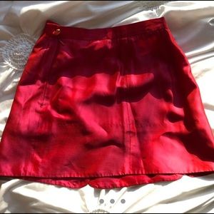 Red Vivienne Westwood skirt